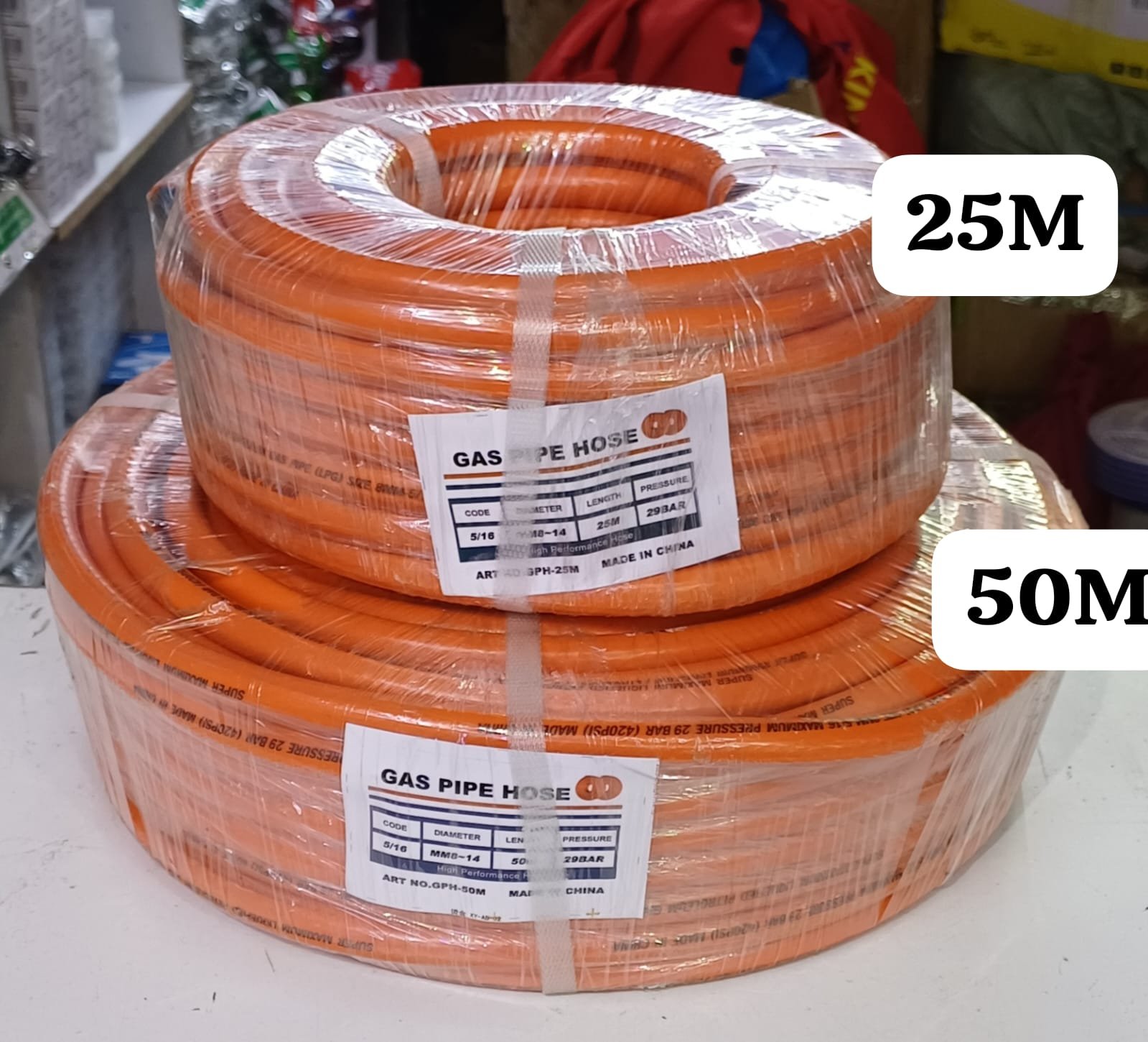 High pressure Gas pipe 25M